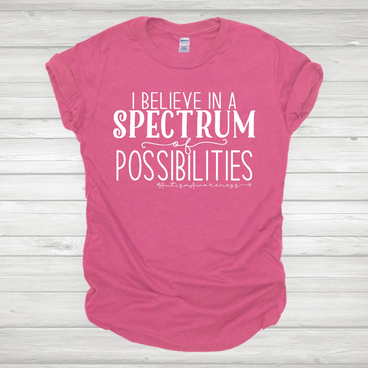I Believe In A Spectrum White Transfer