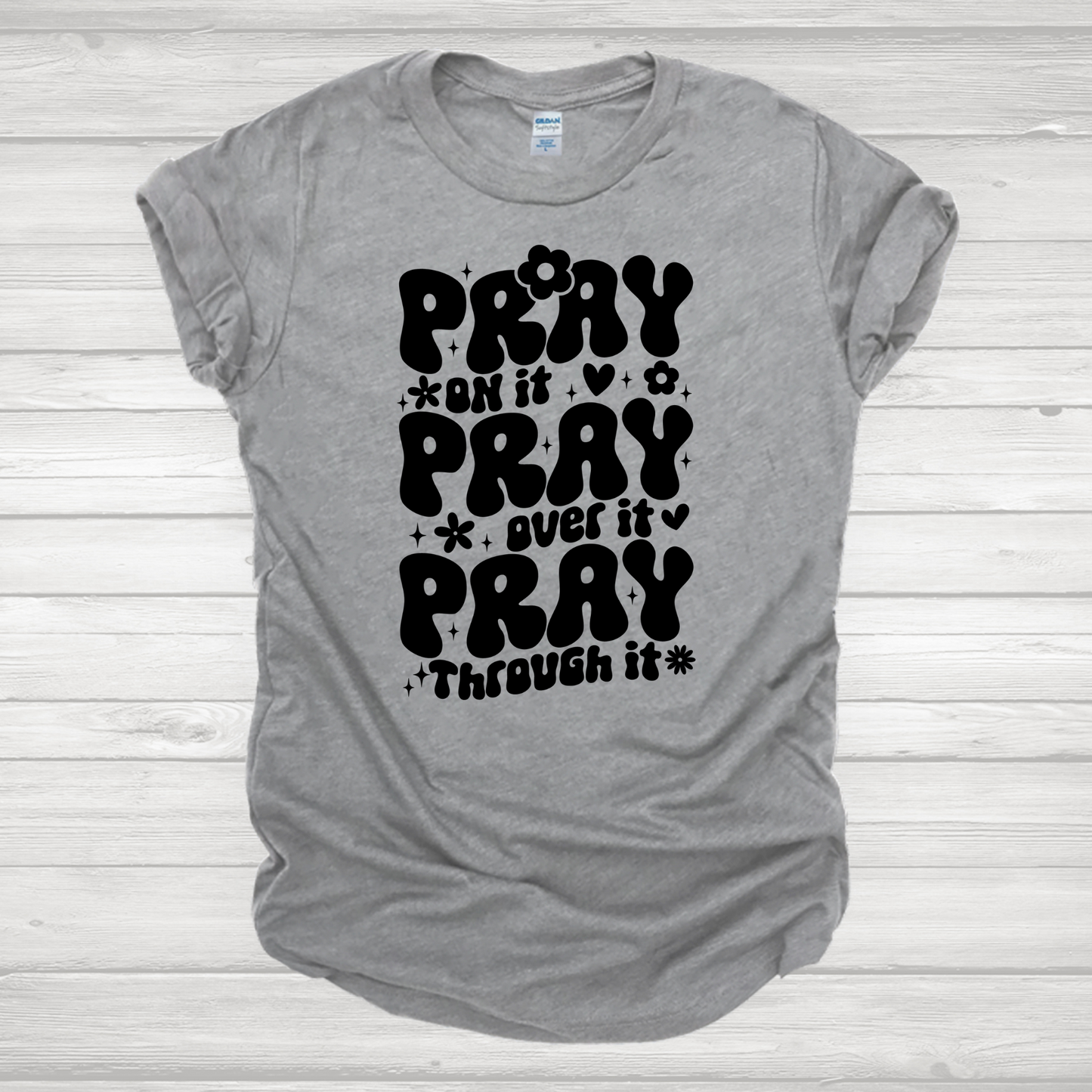 Retro Pray Over It Transfer