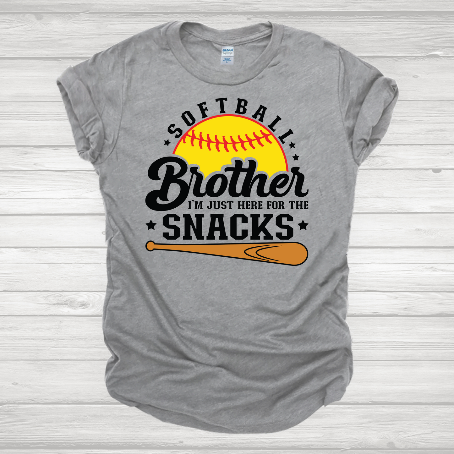 Softball Brother Here For The Snacks Transfer