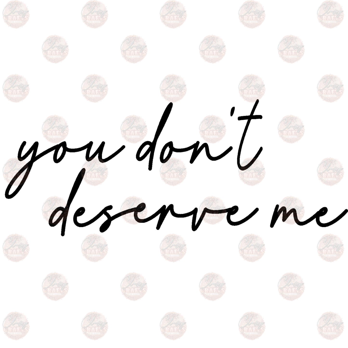 I Have No Mercy Two Part **Sold Separately** Transfer