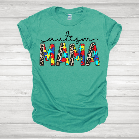 Autism Mama Leopard Transfer