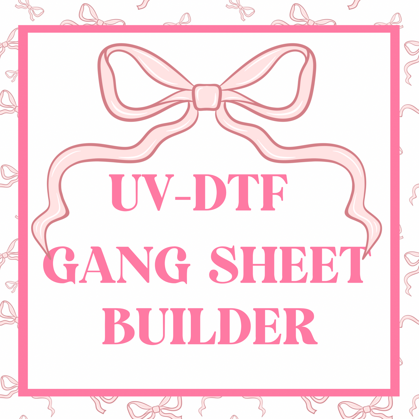 UV-DTF - BUILD YOUR OWN GANG SHEET - STICKERS