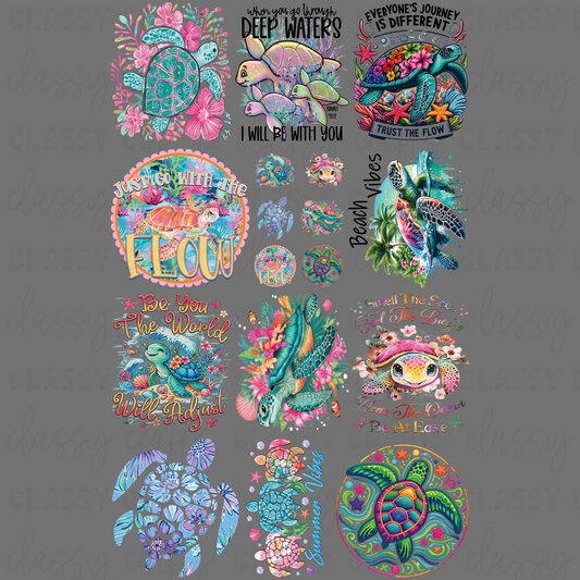 Go With The Flow - 30x48 - PREMADE GANG SHEET