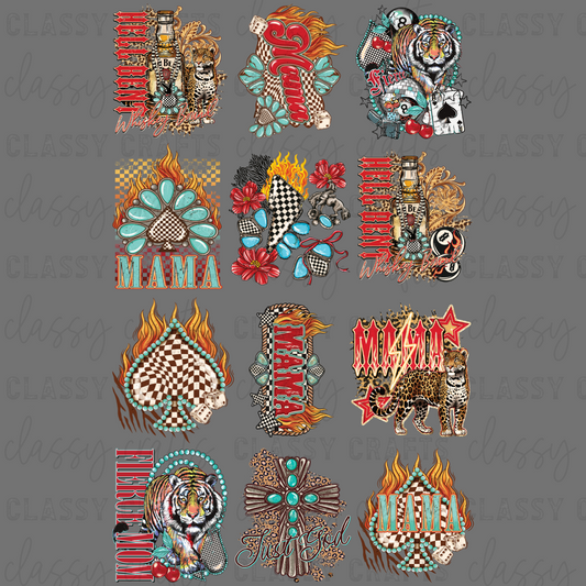 Western Mama - 30x48 - PREMADE GANG SHEET