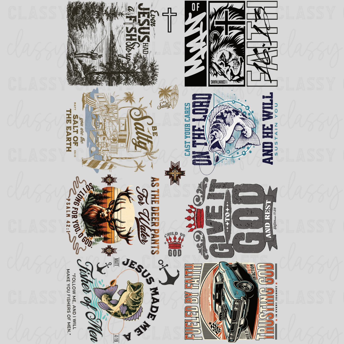Man Of Faith - 30x48 - PREMADE GANG SHEET