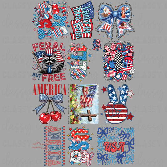 Land Of The Free - 30x48 - PREMADE GANG SHEET