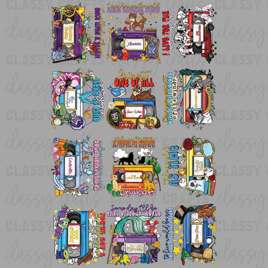 Magical VHS - 30x48 - PREMADE GANG SHEET