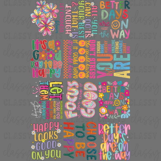 Better Days Are Ahead - 30x48 - PREMADE GANG SHEET