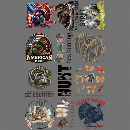 In Spring We Strut - 30x48 - PREMADE GANG SHEET