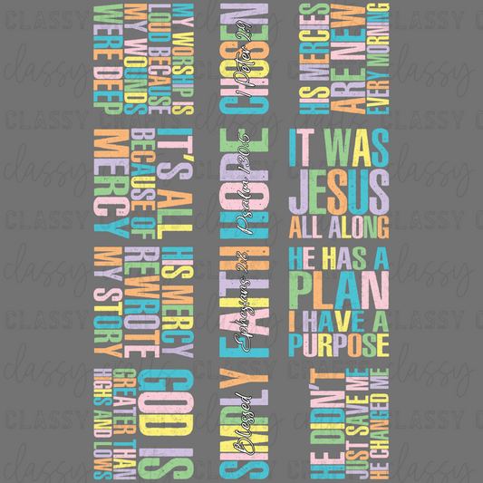 Neon Faith - 30x48 - PREMADE GANG SHEET