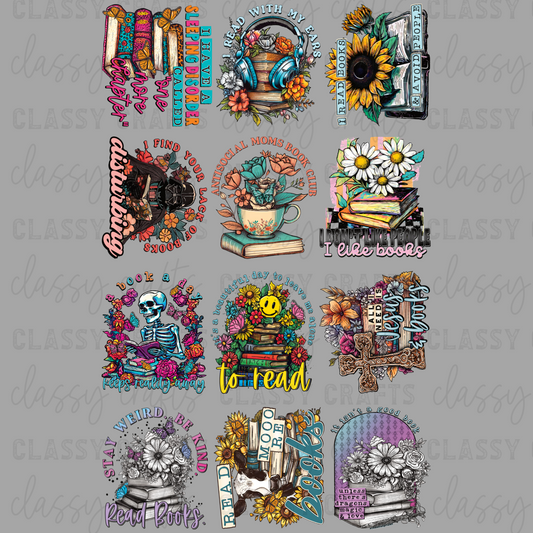 Read Books - 30x48 - PREMADE GANG SHEET