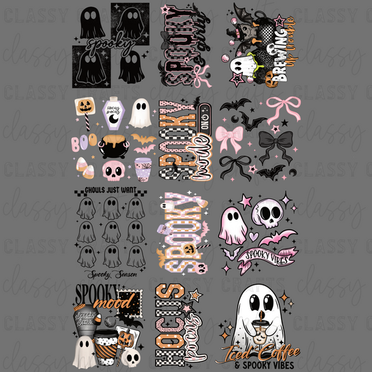 Pastel Spooky Season - 30x48 - PREMADE GANG SHEET