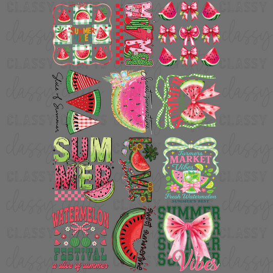 Watermelon - 30x48 - PREMADE GANG SHEET