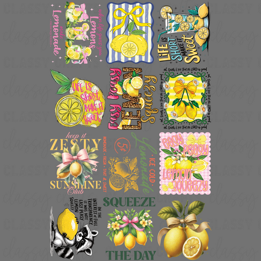 Easy Peasy Lemon Squeezy - 30x48 - PREMADE GANG SHEET