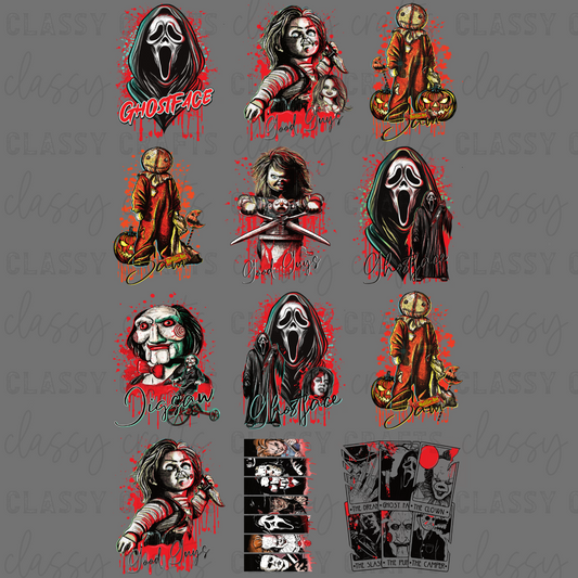 Blood Horror - 30x48 - PREMADE GANG SHEET