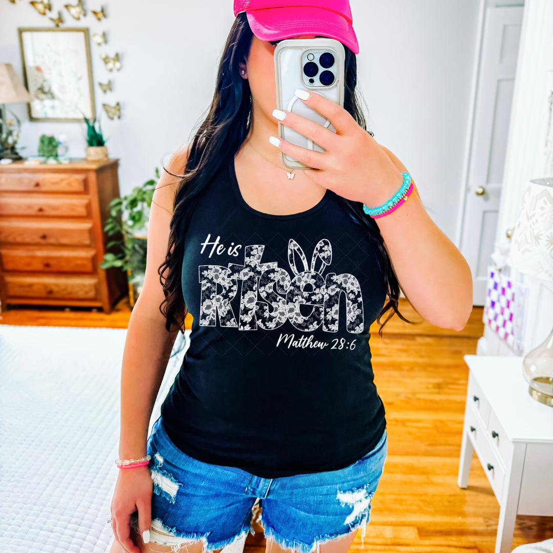 White Lace He Is Risen Transfer