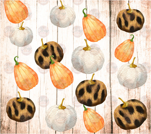 White Pumpkin Tumbler Wrap