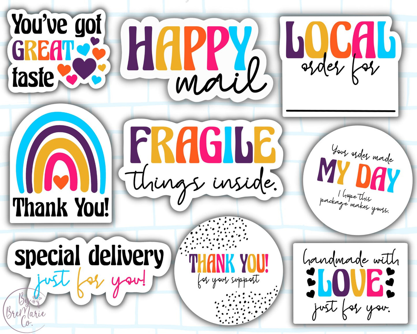 You've Got Great Taste Packaging Stickers