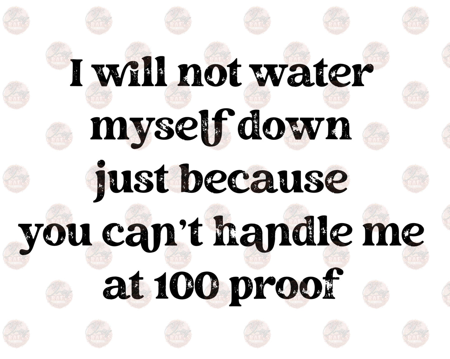 100 Proof Transfer