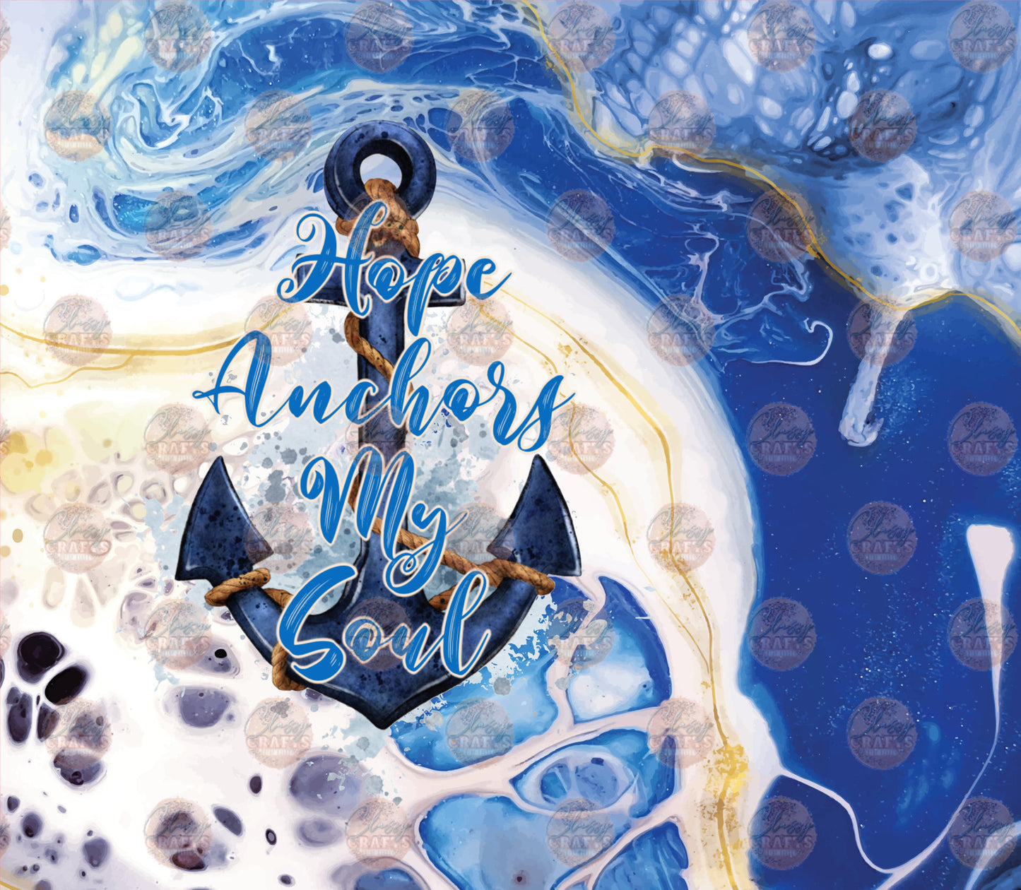 Anchors My Soul Tumbler Wrap