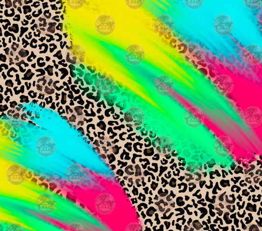 Animal Print Neon 5 Tumbler Wrap