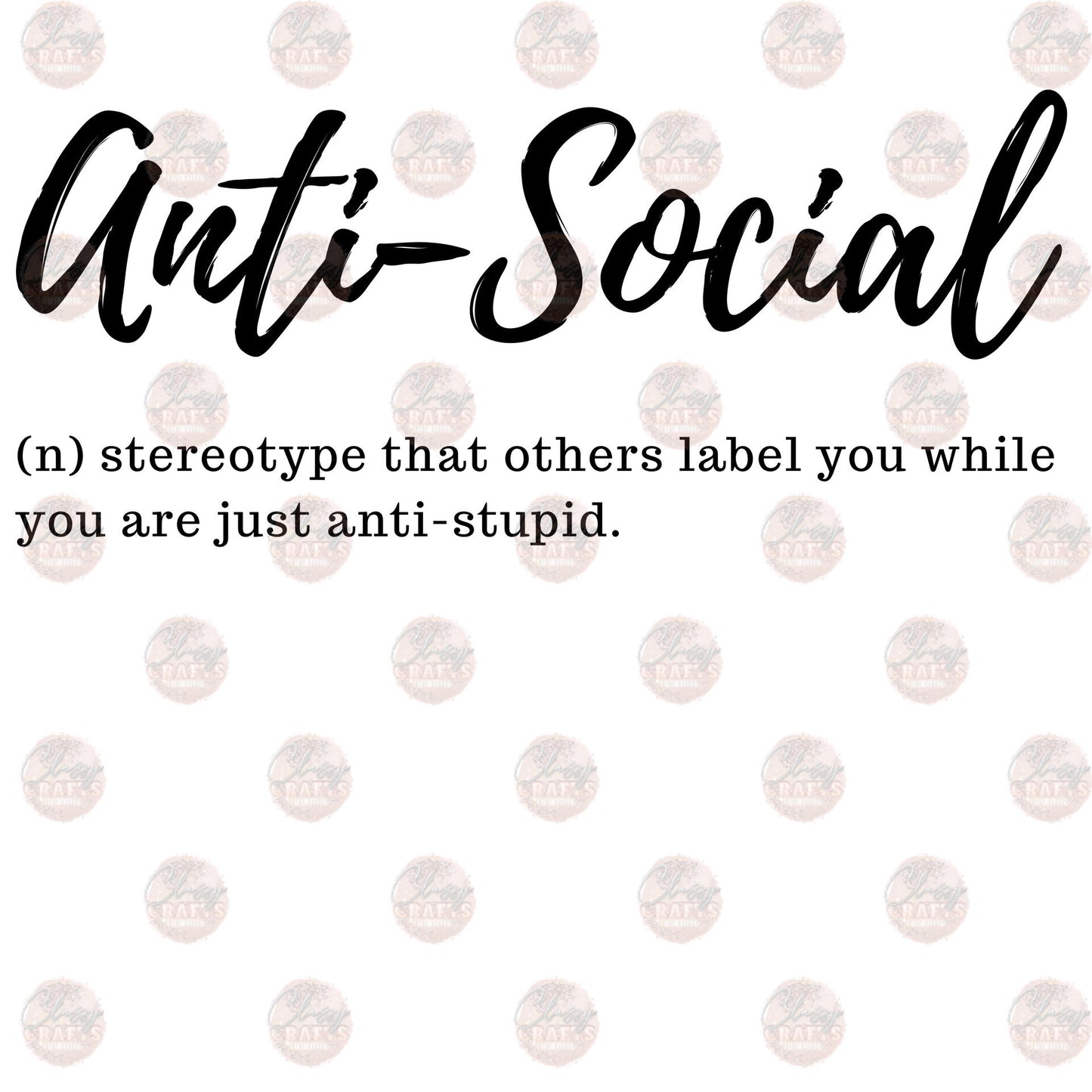 Anti Social Transfer