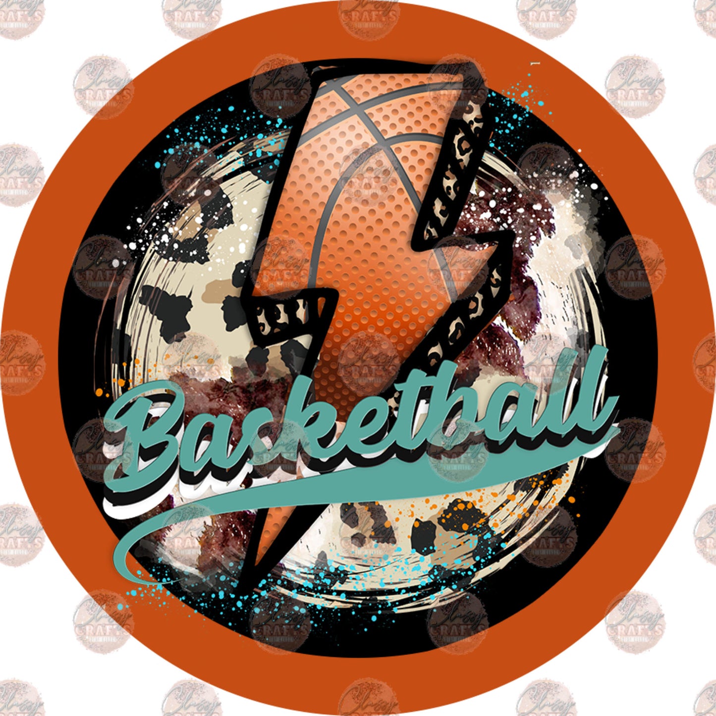 Basketball Car Coaster - Sublimation Transfer