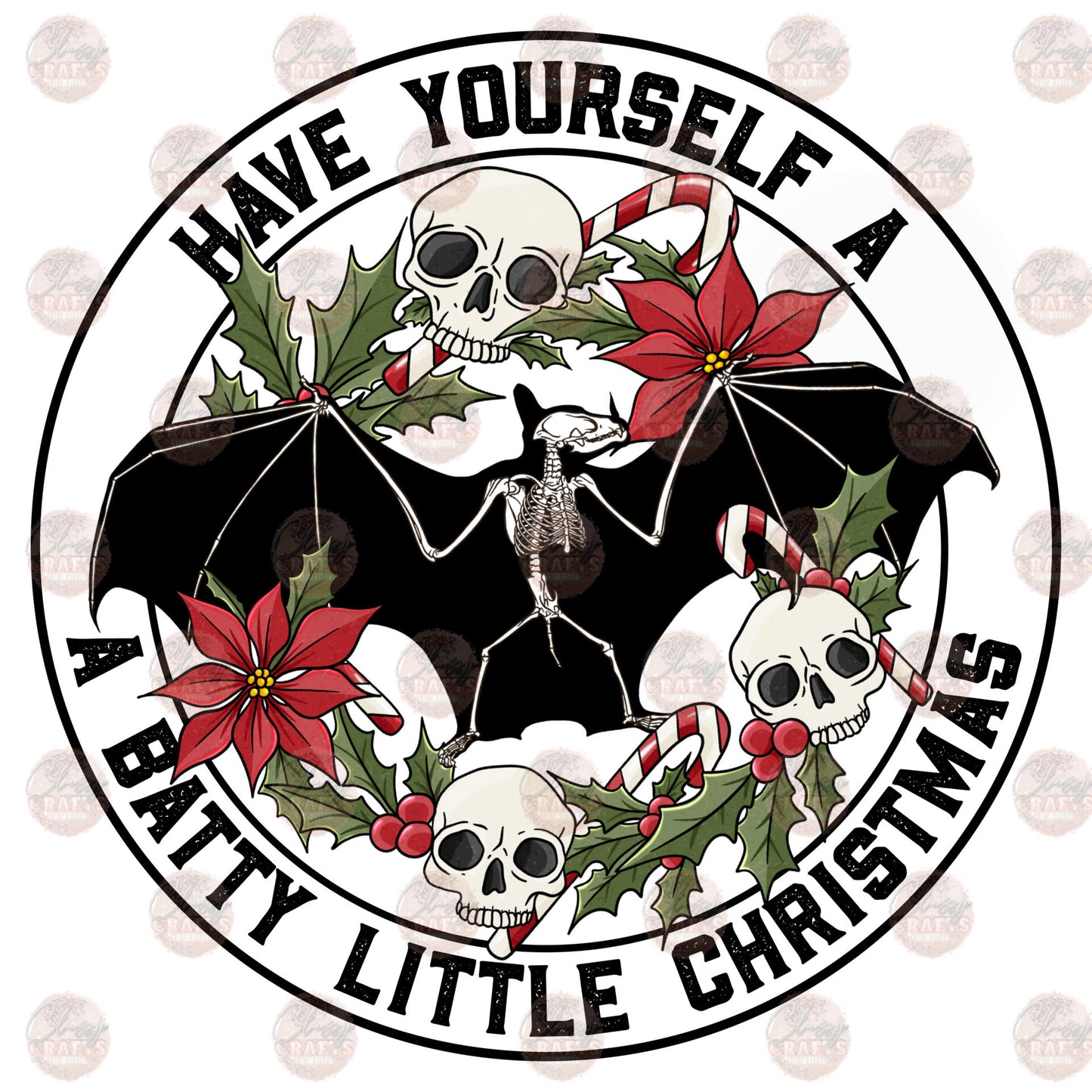 Batty Christmas Transfer