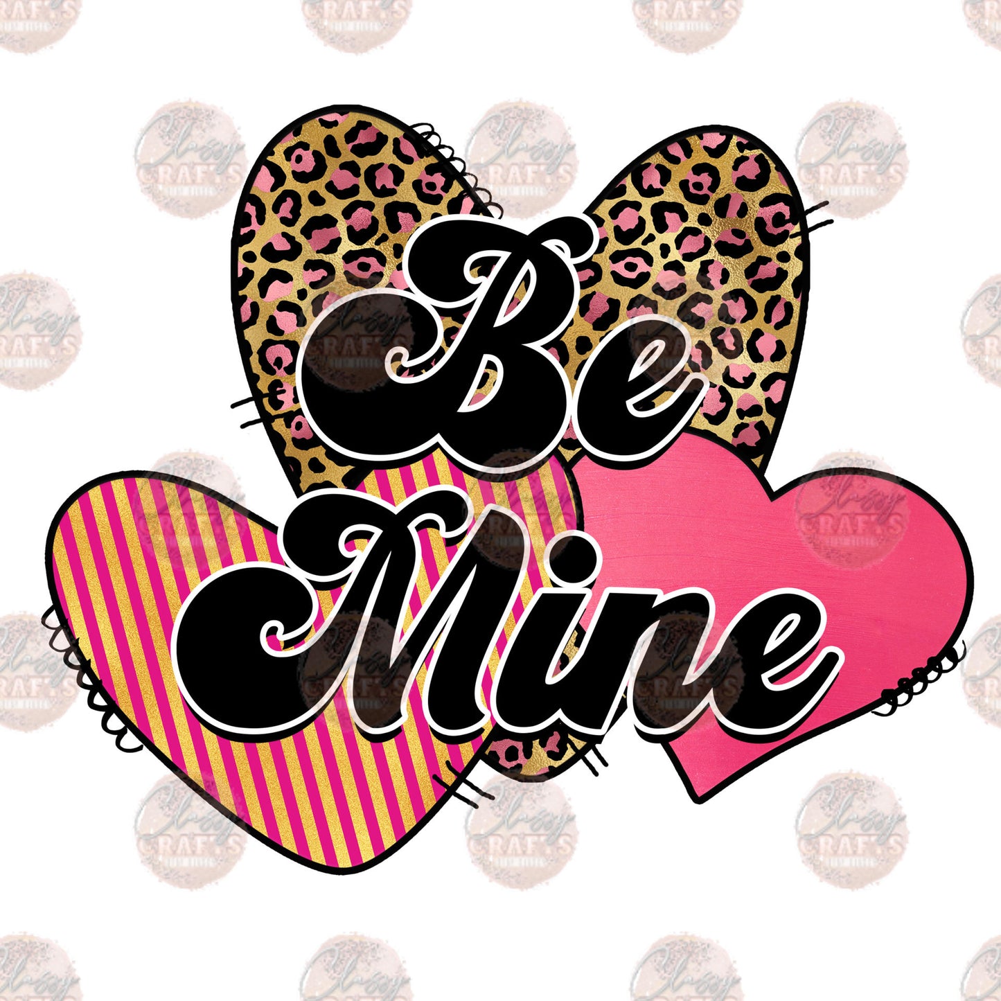 Be Mine Hearts Transfer