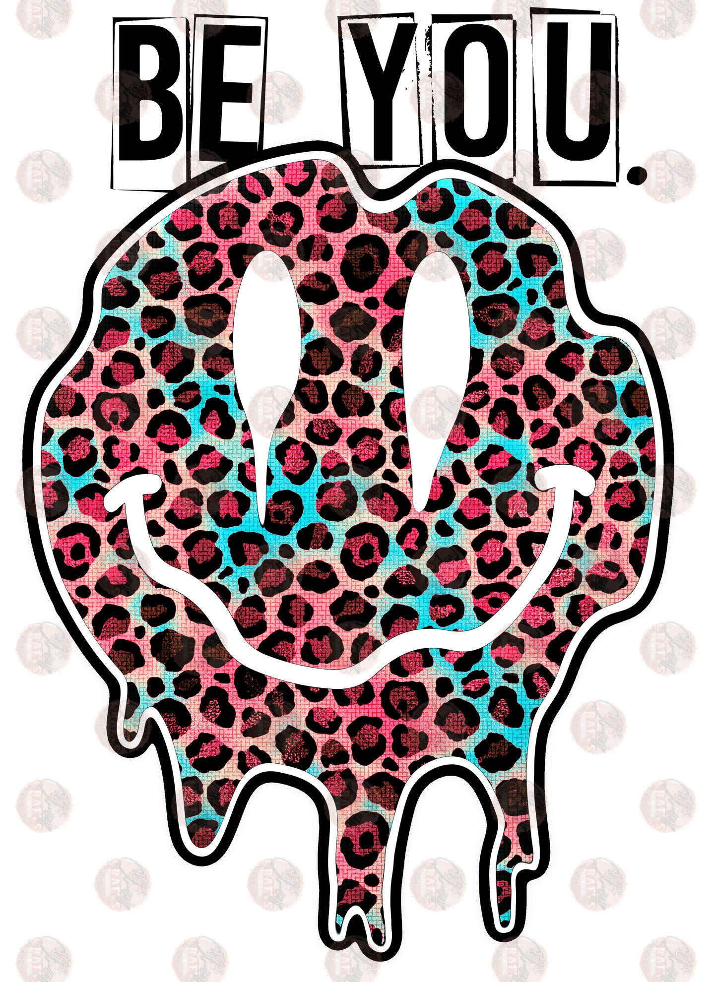 Be You Multicolor Cheetah Transfer