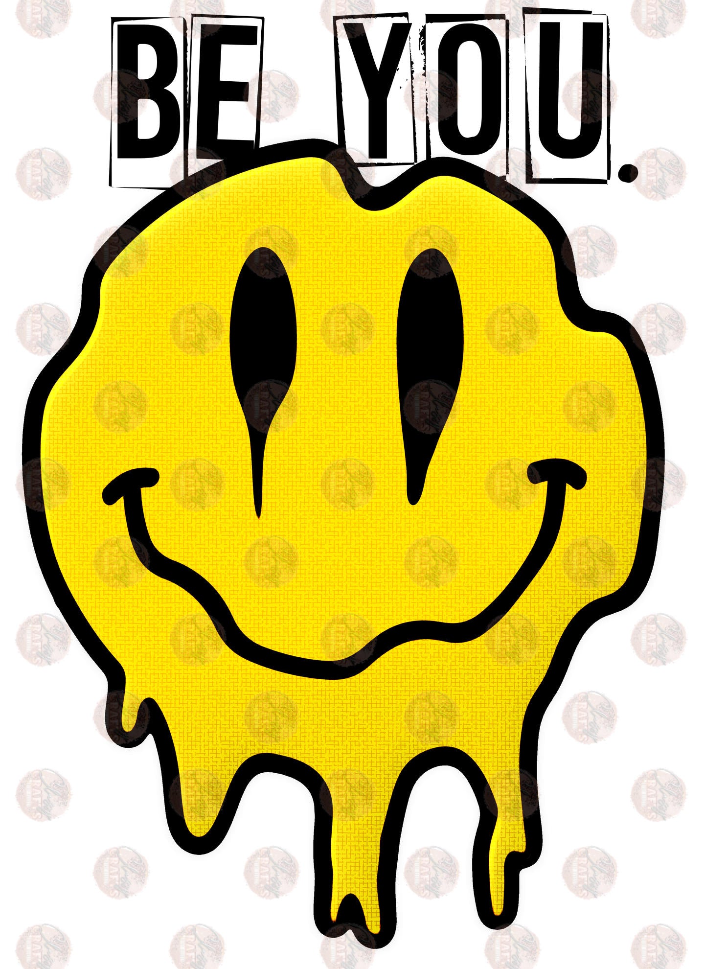 Be You Yellow & Black Transfer