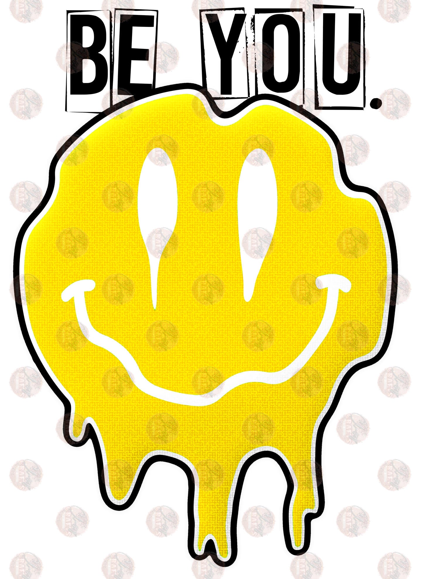 Be You Yellow & White Transfer