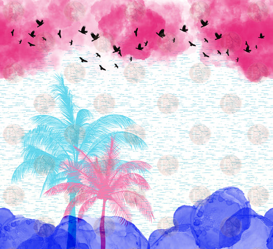 Beach Vibes Tumbler Wrap