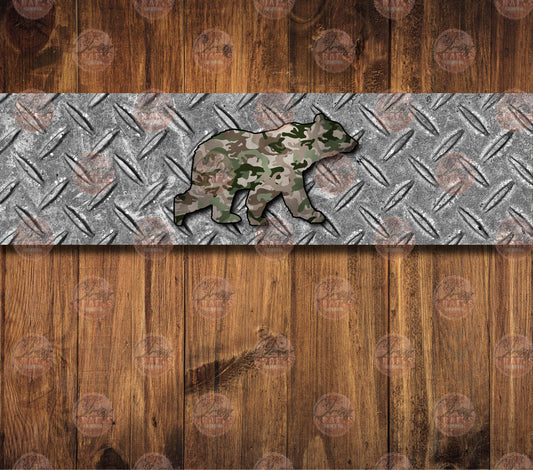 Bear Hunting Tumbler Wrap