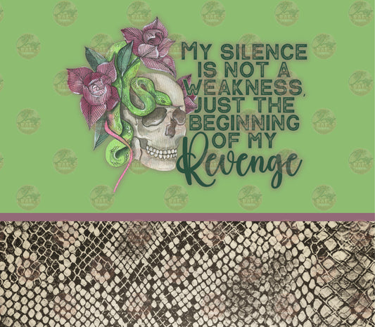 Beginning Of My Revenge Tumbler Wrap