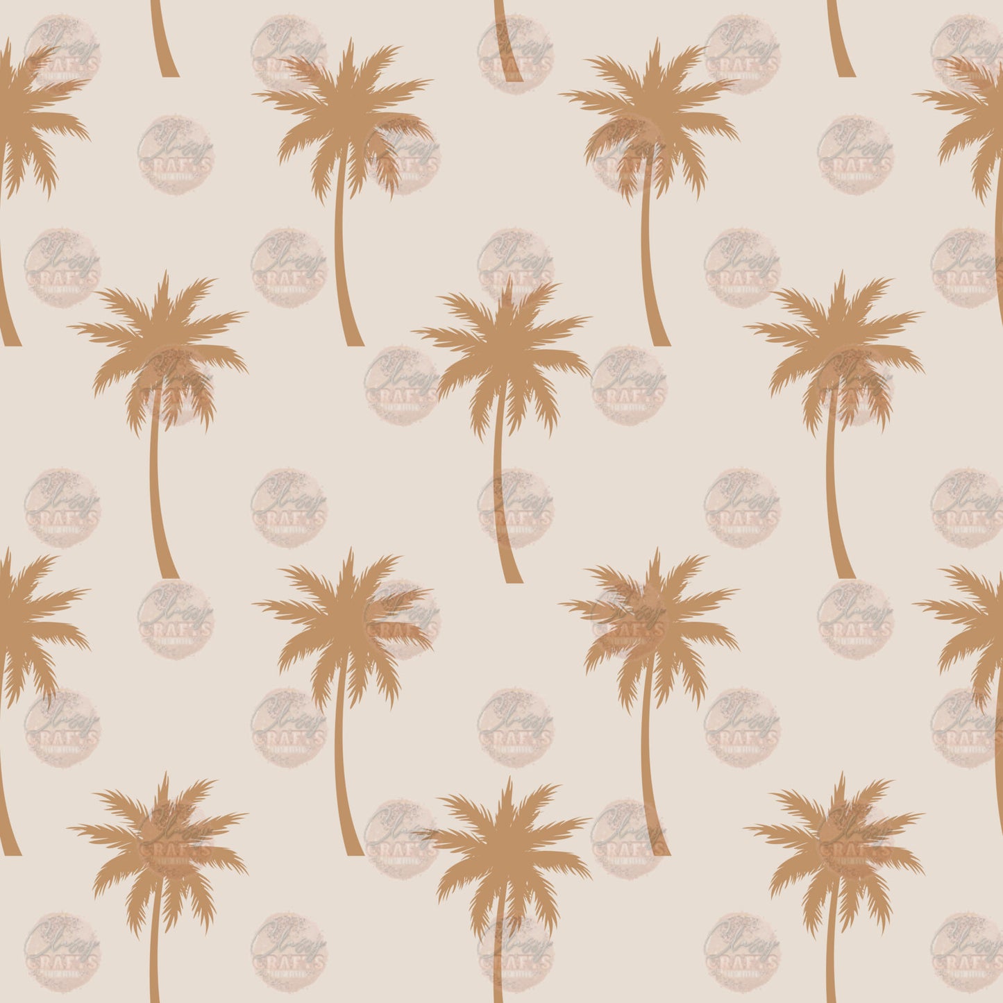Boho Palm Trees 2 Seamless Wrap