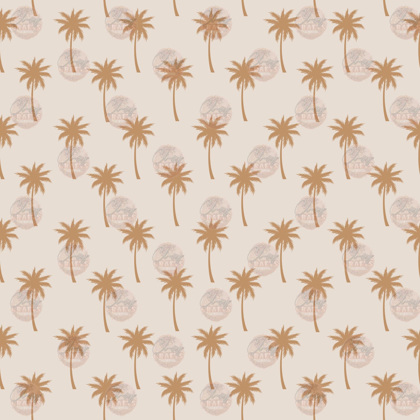 Boho Palm Trees Seamless Wrap
