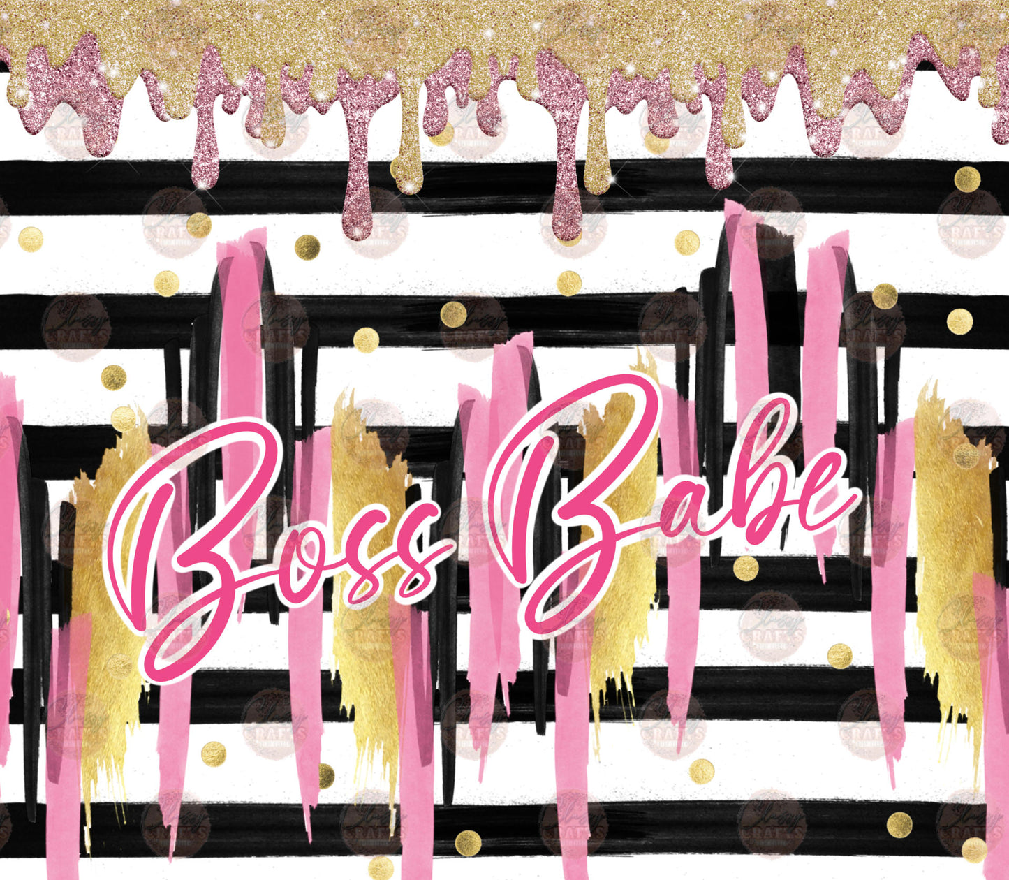 Boss Babe Drip Tumbler Wrap