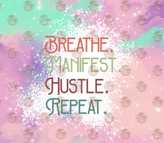 Breathe Manifest Tumbler Wrap -