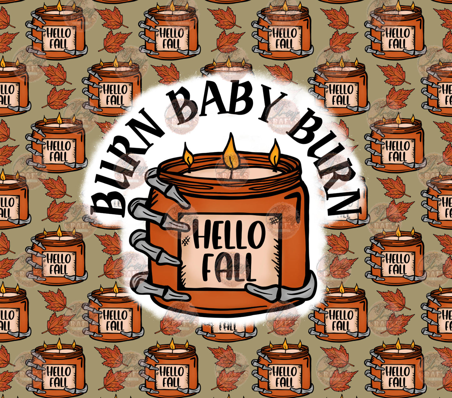 Burn Baby Burn Tumbler Wrap