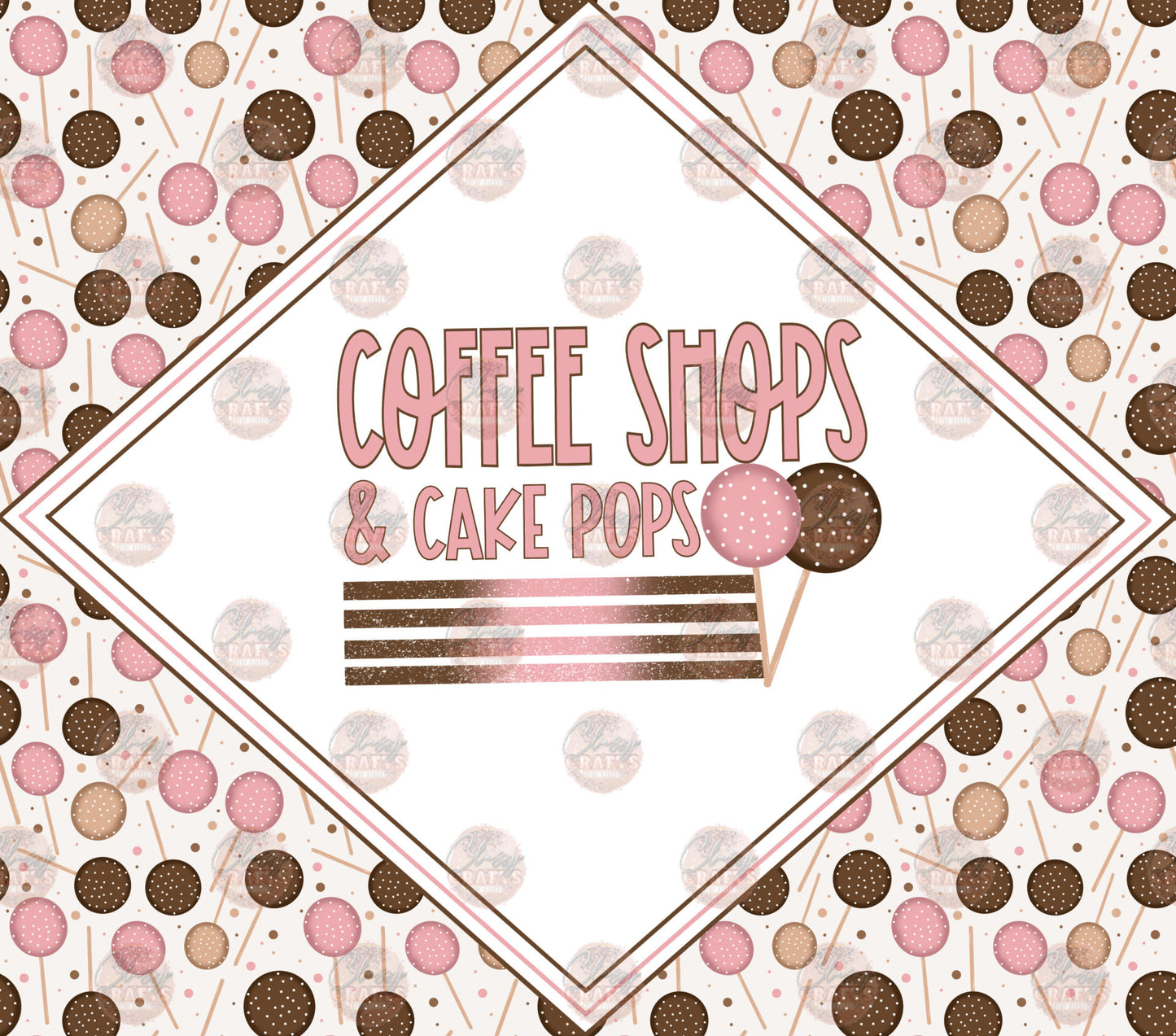 Cake Pop Tumbler Wrap