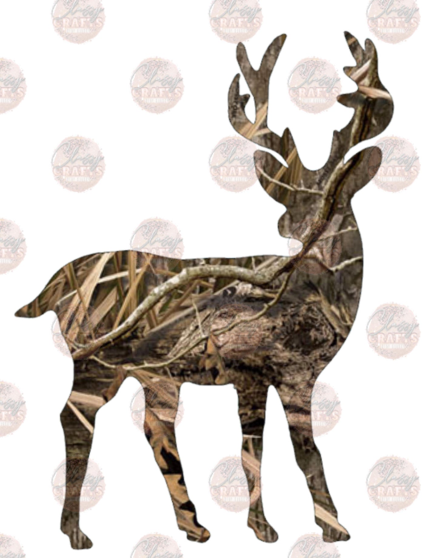 Camo Deer Transfer