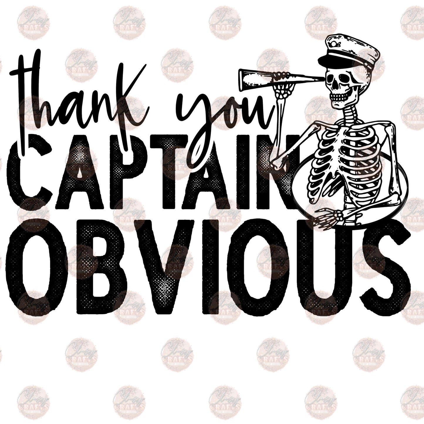 Captain Obvious- Thank You 2 Transfer