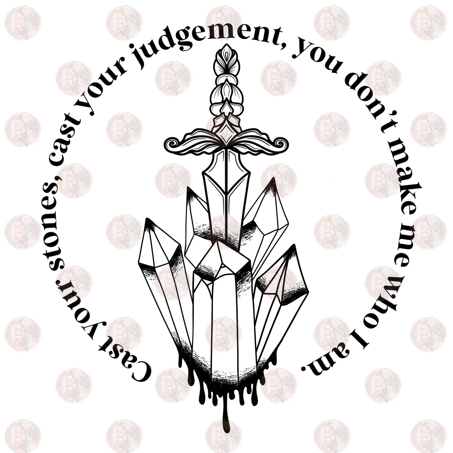 Cast Your Stones Transfer