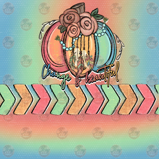 Change Is Beautiful Tumbler Wrap