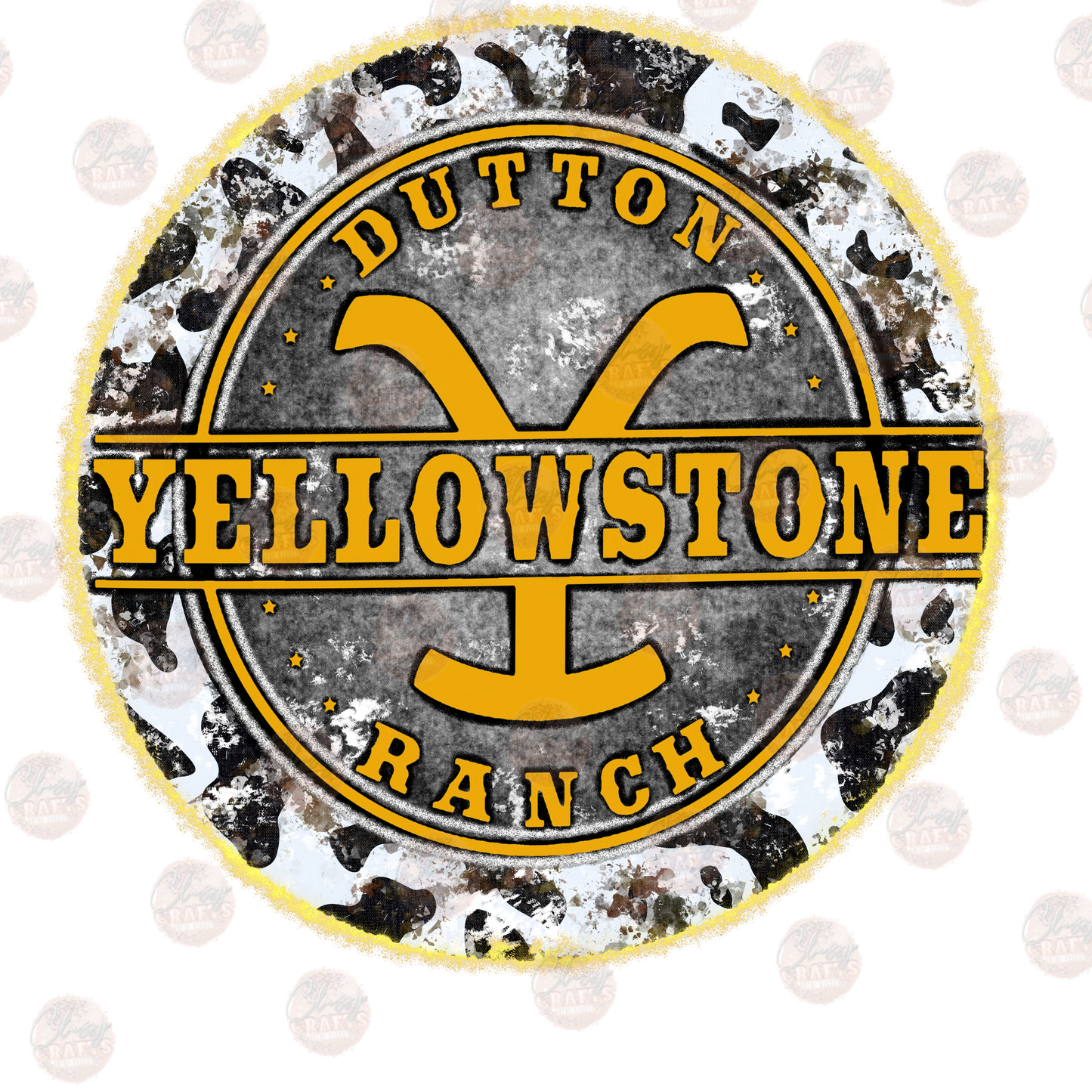 Cow Print Y.S. Transfer