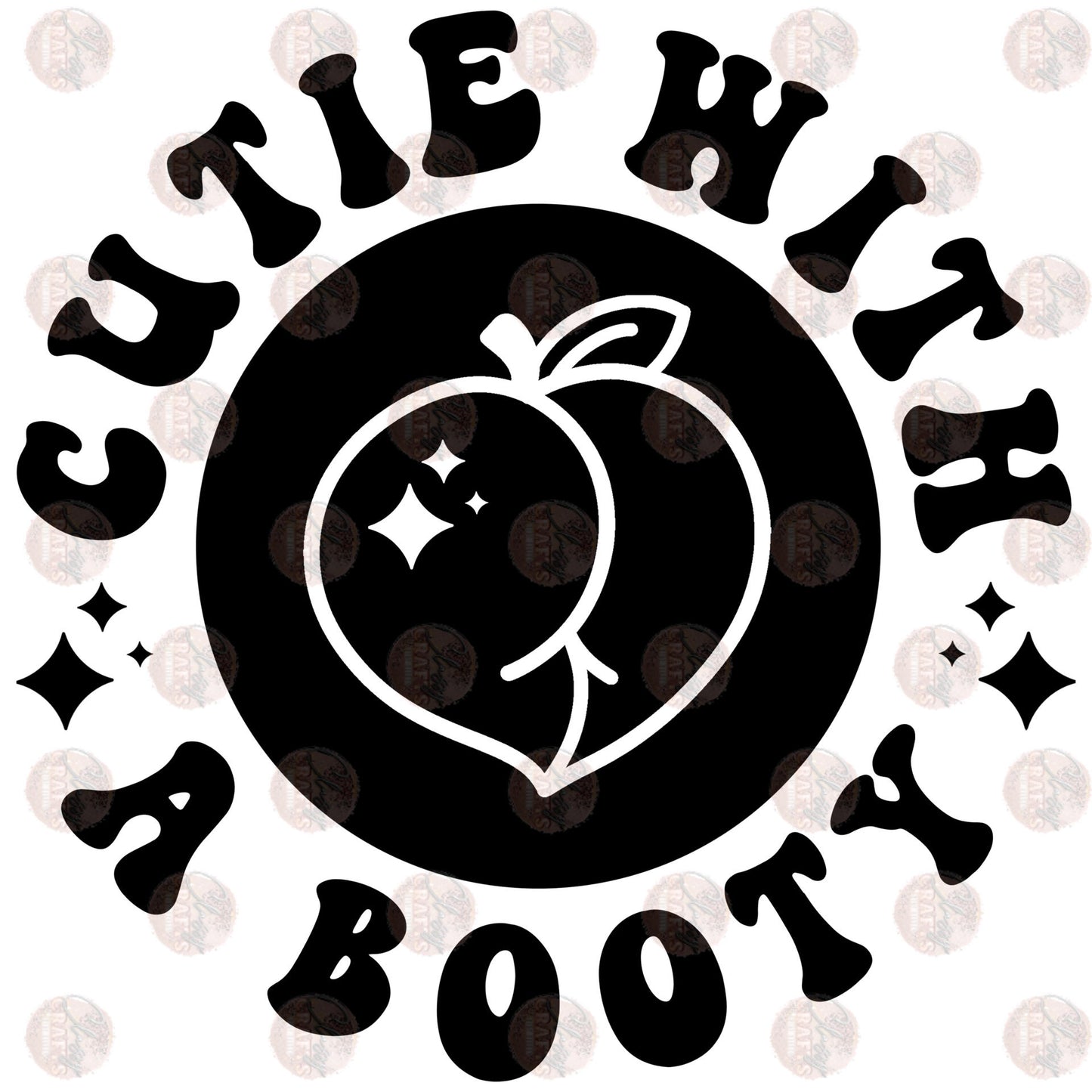 Cutie With A Booty Pocket Transfer