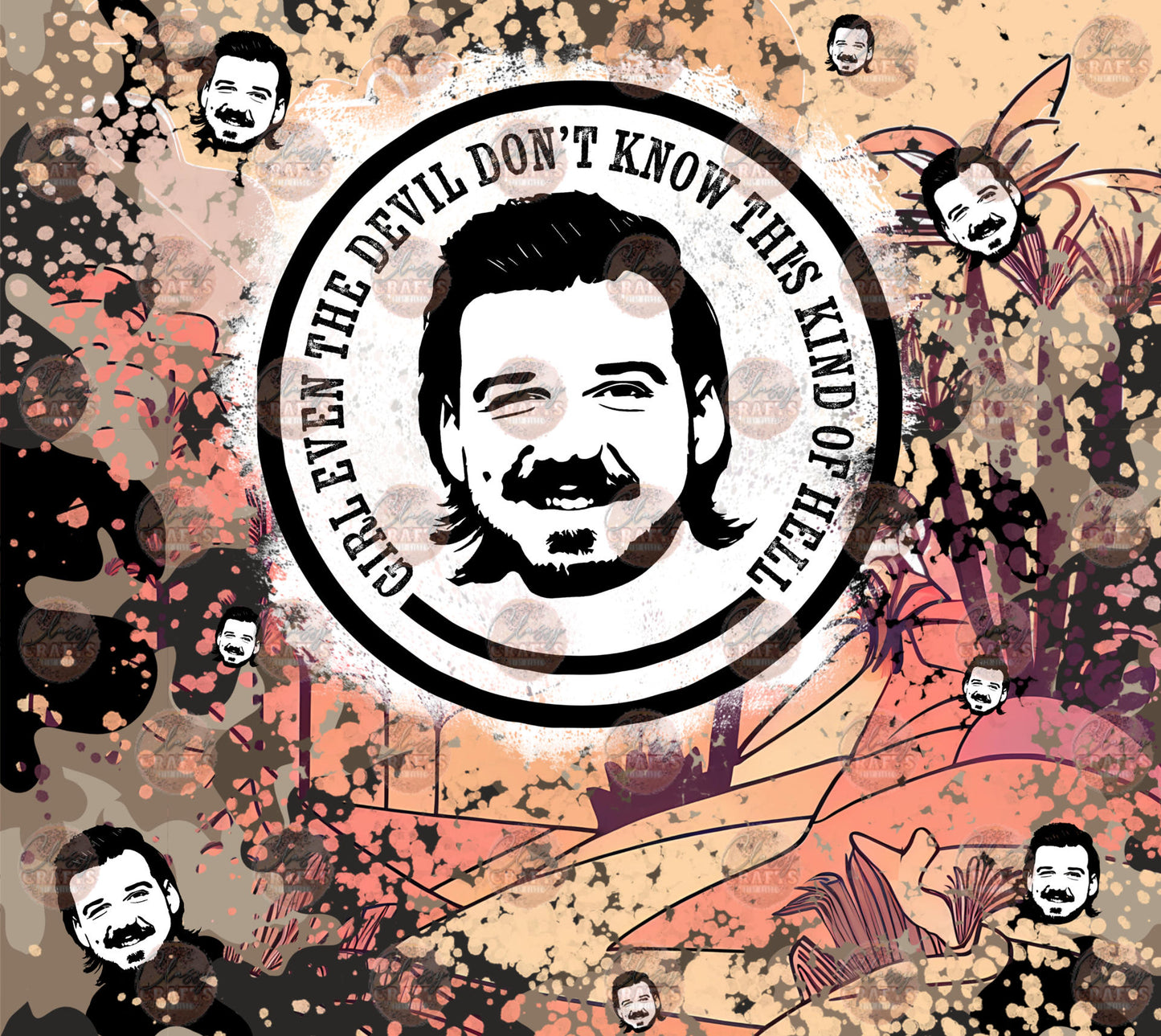 Devil Don't Know 1 Tumbler Wrap