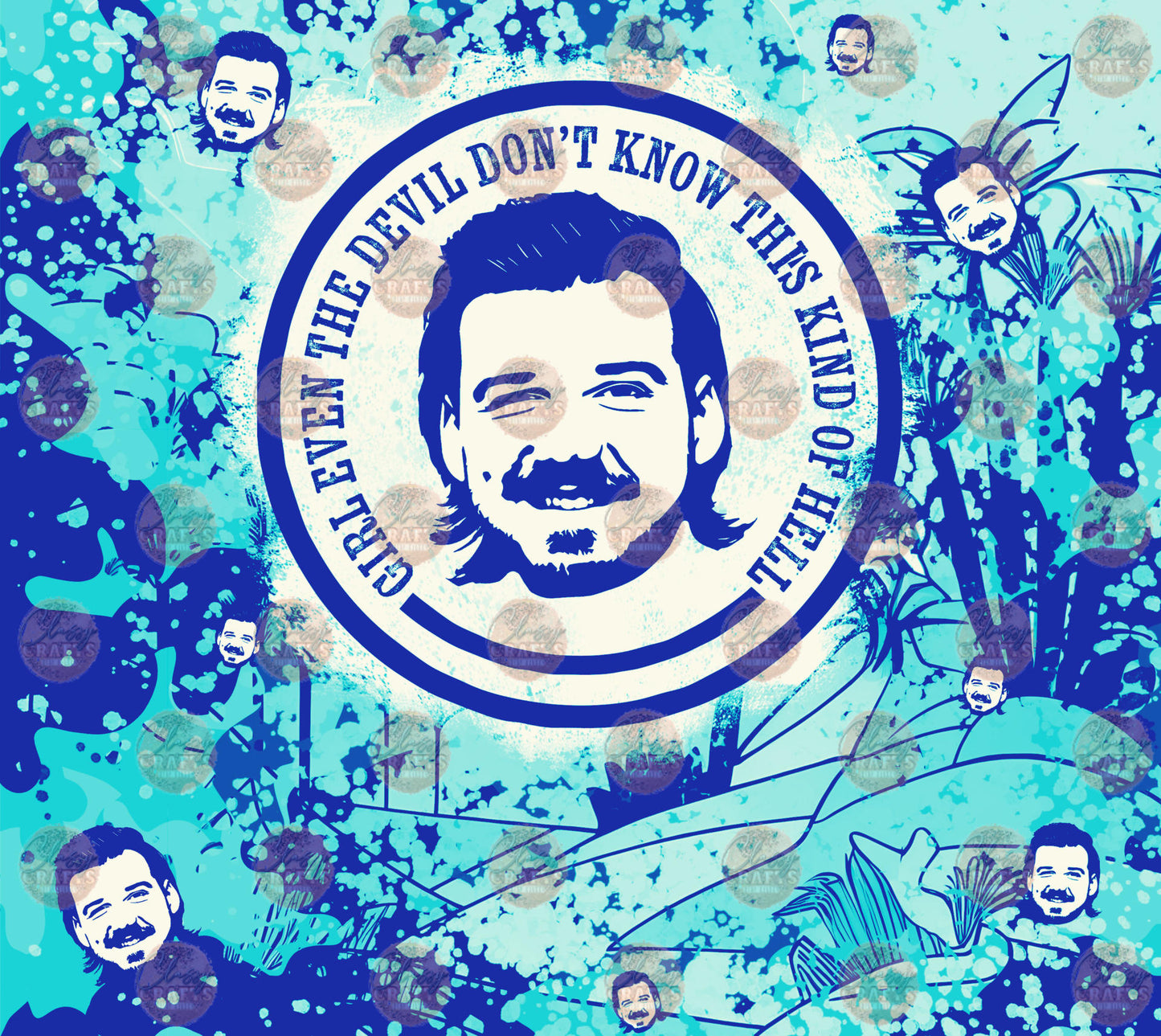 Devil Don't Know 2 Tumbler Wrap