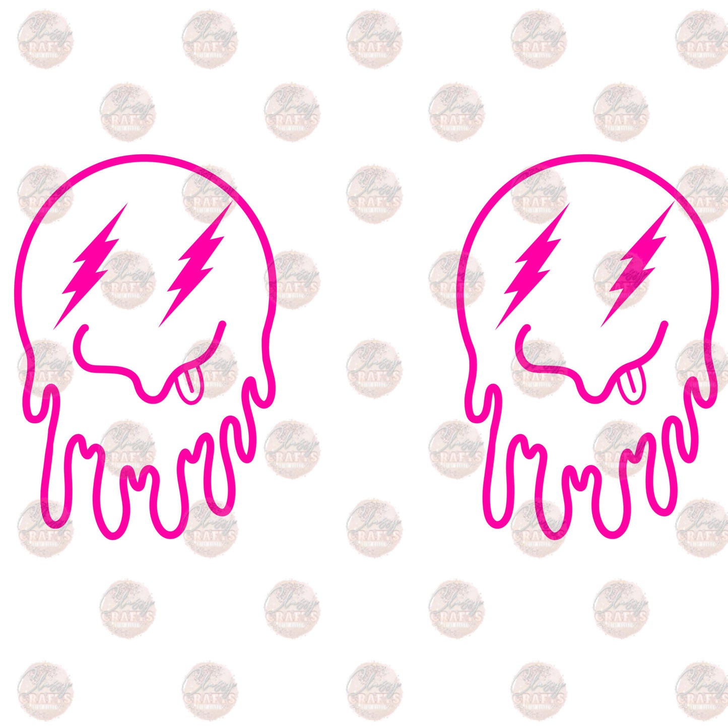 Double Smiley Drip Transfer